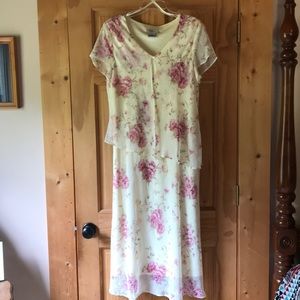 Vintage floral dress